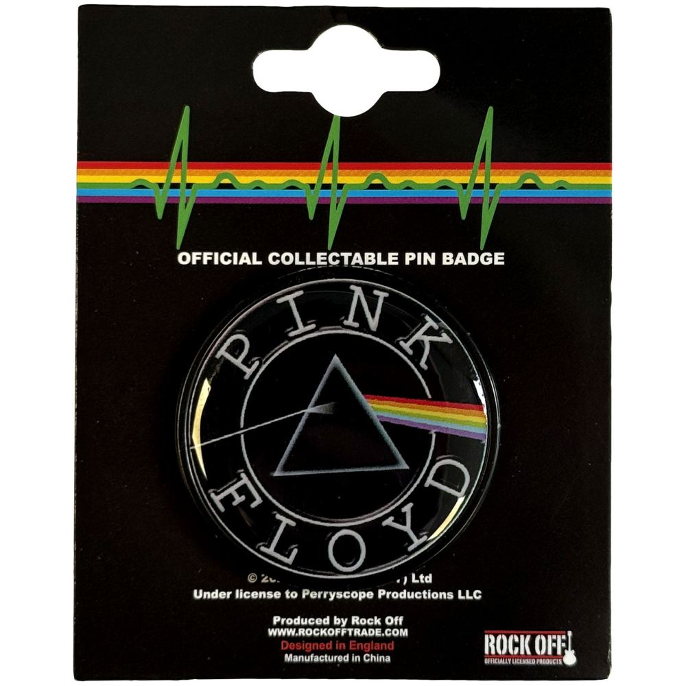 Pink Floyd - Circle Logo Métal broche - Noir